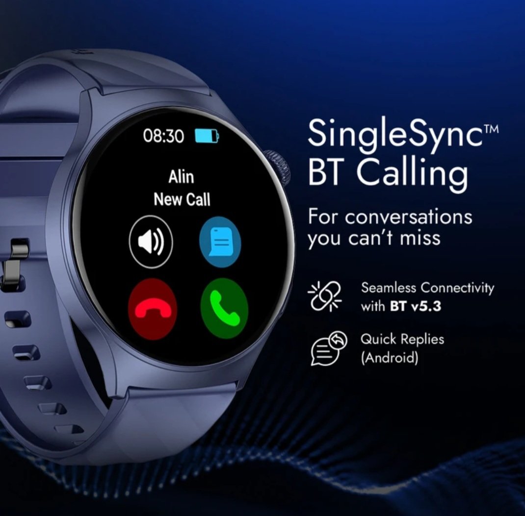 BRUTALPLUG's tweet photo. Quick Replies: Respond to messages directly from the watch (available for Android users).
​AI Voice Assistant: Hands-free control for setting reminders or asking questions.
​In-Built Utilities: Includes a Calculator, Alarm, Stopwatch, Timer, and even Built-In Games.
​Personalization: Over 100+ cloud-based watch faces to match your style.
​Smart Alerts: Weather updates, camera control, music control, and "Find My Phone" functionality.
