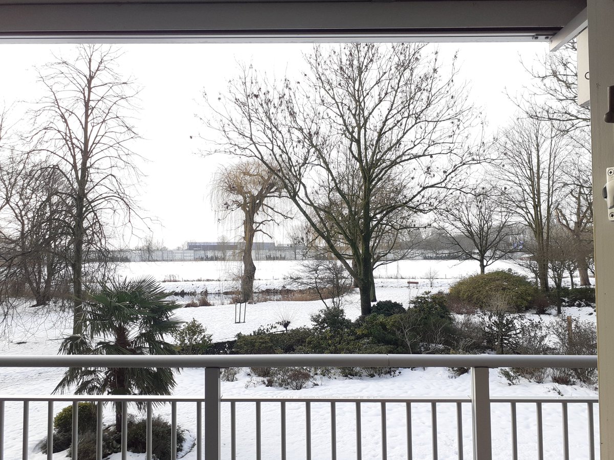 Ellenv_H's tweet image. M'n pa heeft prachtig uitzicht❄