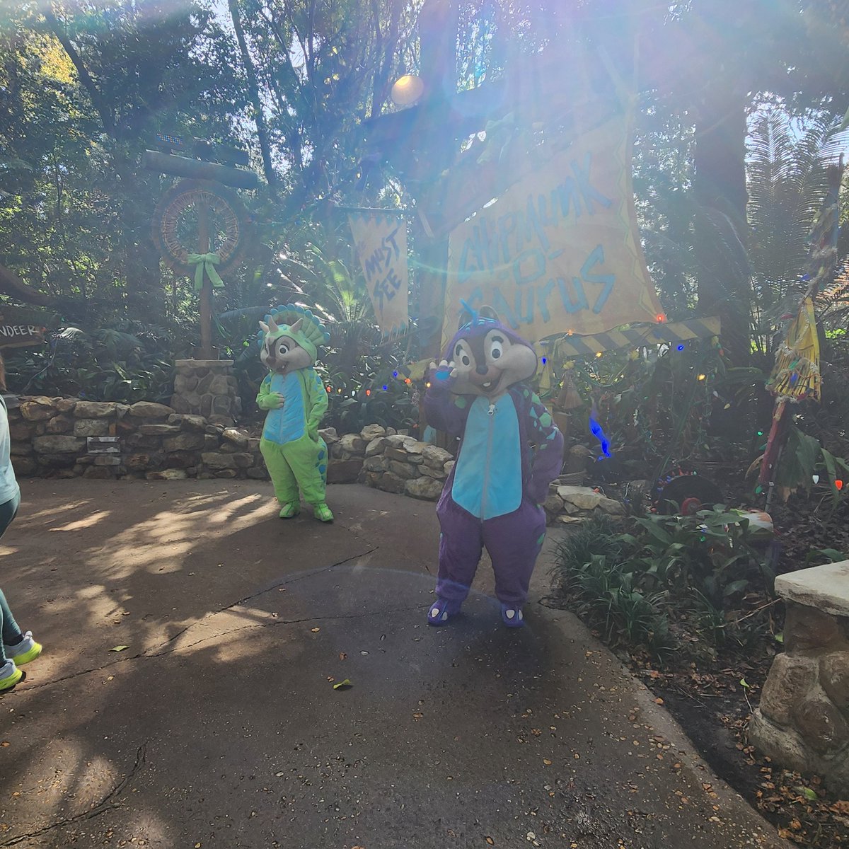 Chip and Dale as Dinosaurs ...Last month