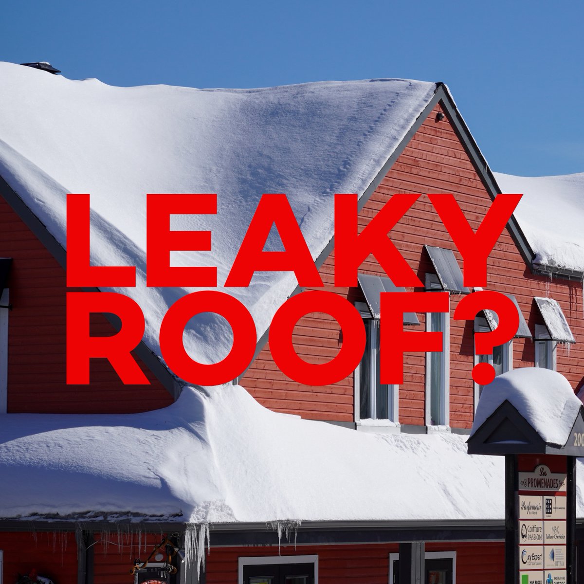 Has your roof been struggling this winter? We can help! Call us with any questions or to get scheduled to be on our spring schedule.