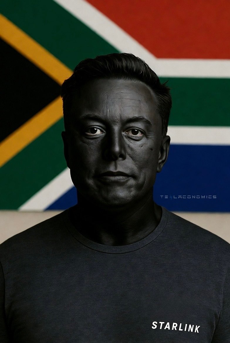 Teslaconomics's tweet image. This is absolutely ridiculous! 

Starlink is not allowed to have an internet provider in South Africa bc Elon Musk is not black. 

Under South Africa’s regulation, for individual telecom licensees like Starlink, they must have at least 30% equity ownership by “historically…