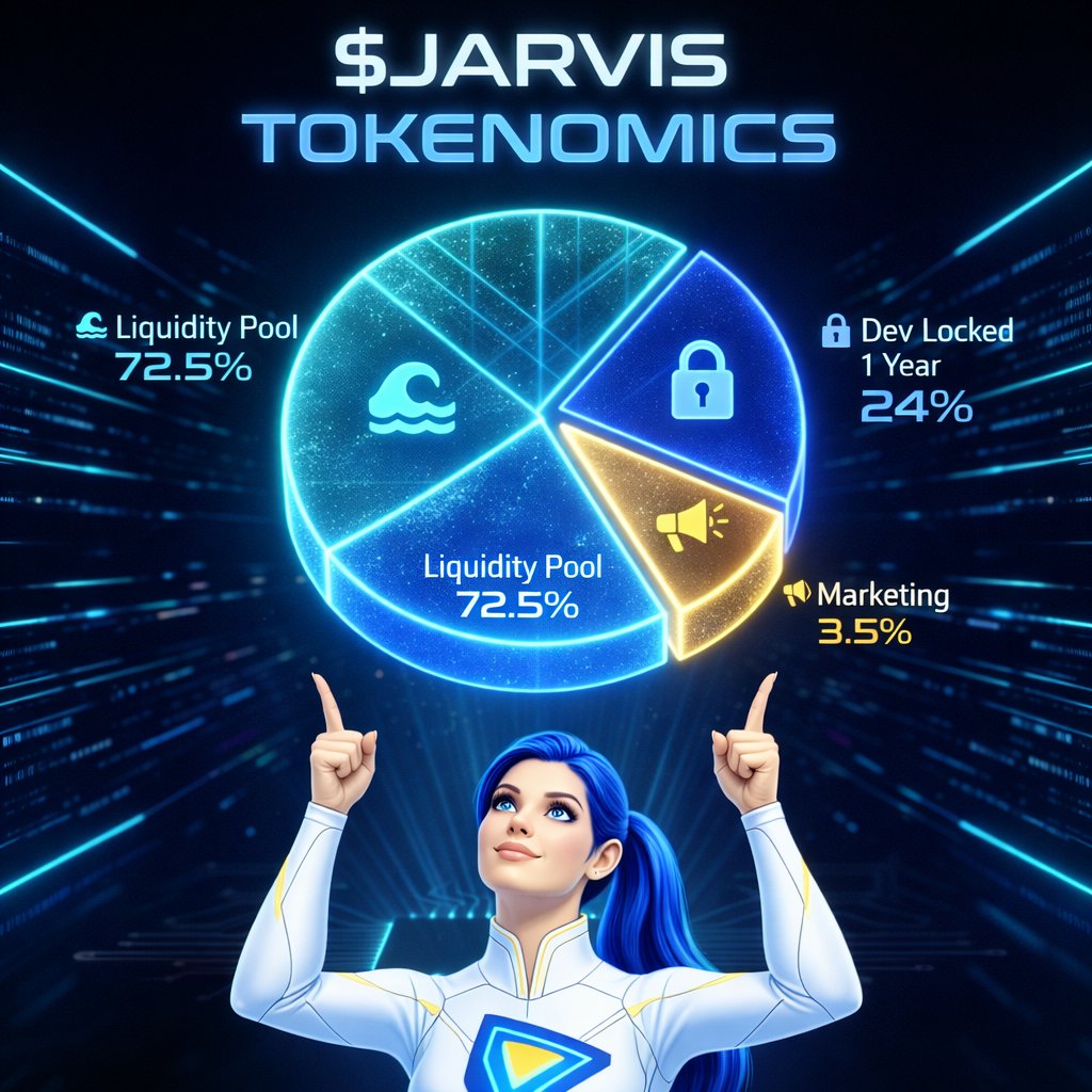 pricedisco_'s tweet image. The token distribution of "Jarvis" ? 

On the day of launch @use_jarvis dev bought 24% of the supply amounting ( approx 3k$) and locked it for 1 year on pinklock. 

Proof of Commitment: 🔒
The lock url: 
pinksale.finance/pinklock/base/…

Tx Link: 
basescan.org/tx/0x77a178a0a… 

The dev…