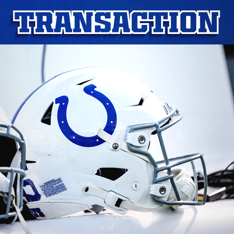 Colts's tweet photo. we have signed CB Robert Carter Jr. to a reserve/future contract.