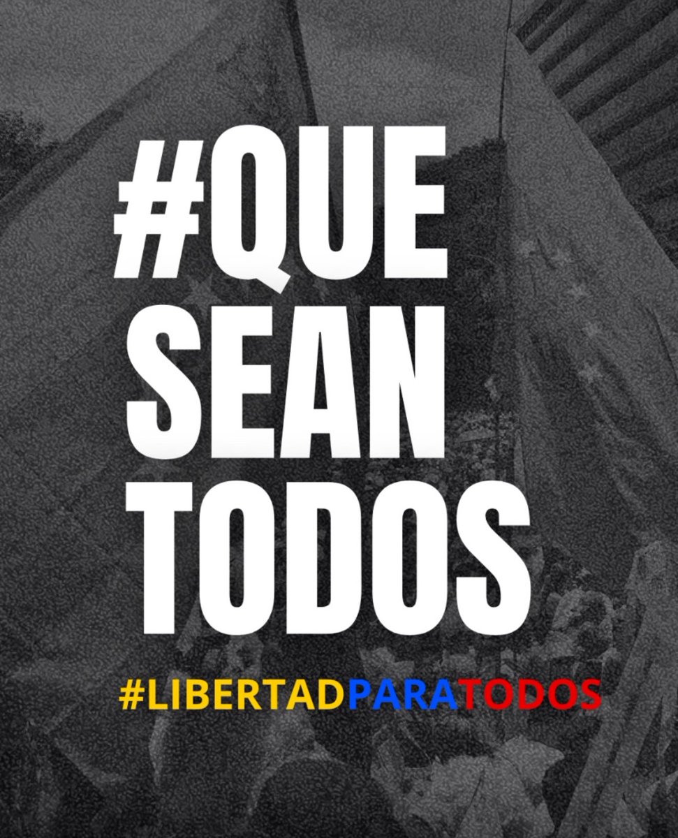 Nos alegramos por cada Preso Político liberado, por supuesto! Pero deben ser TODOS! No hay democracia con presos en las masmorras del régimen, no lo olvidemos!!!