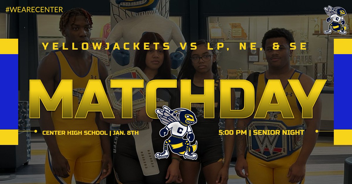 Center Yellowjacket Wrestling (@yellowjacketwr) on Twitter photo 