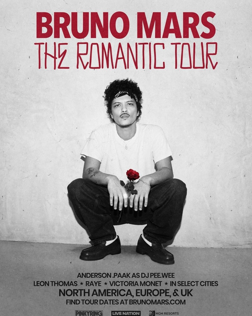 I'll wait for you in Milan 🤩
#BrunoMars