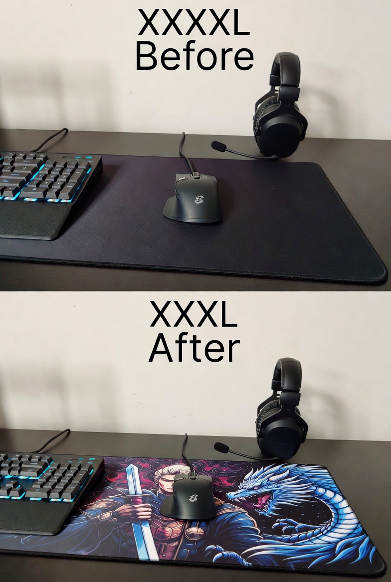 xxxxlmousepad's tweet image. Before ➡️ After 🔥
This is what a customized XXXXL mouse pad can do to your desk setup.
✔ Full desk coverage
✔ Smooth control
✔ Custom artwork that stands out

Gaming or work — this upgrade changes everything.
🔹 SEO Hashtags for X
#XXXXLMousePad
#CustomMousePad

#BeforeAfter