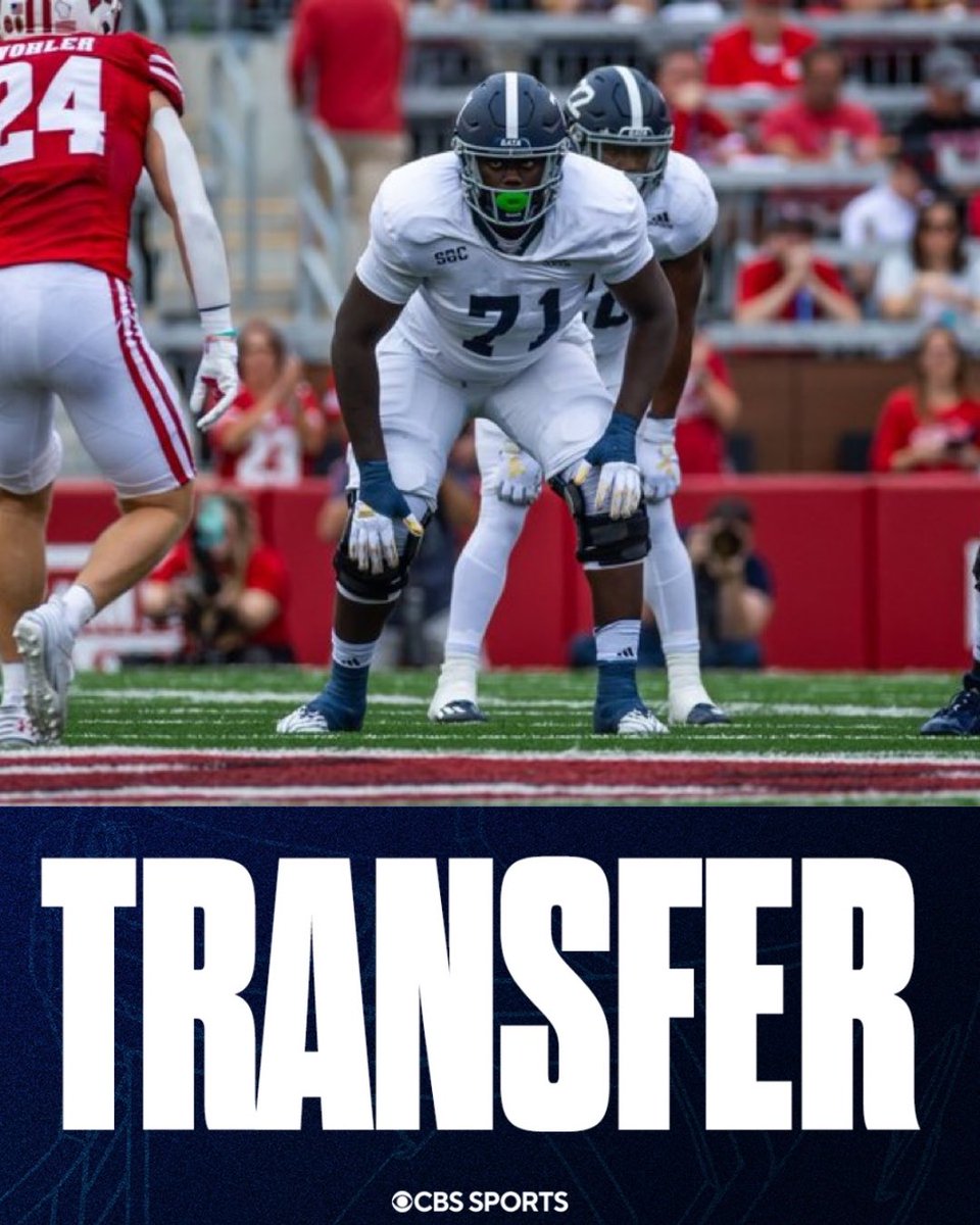 mzenitz's tweet image. Michigan State has landed a commitment from Georgia Southern offensive tackle transfer Robert Wright Jr., his agents @david_benzaken and @IanGrutman tell @chris_hummer and @mzenitz.

Had one of the top pass blocking grades among Sun Belt offensive tackles this season, per PFF.