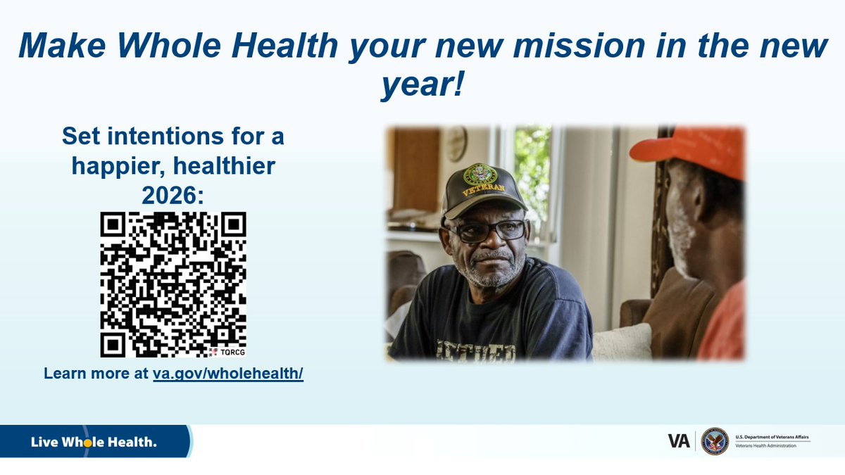 Living your life to the fullest should be your new mission post-service, and Whole Health can help you achieve it.

#veteran #wholehealth