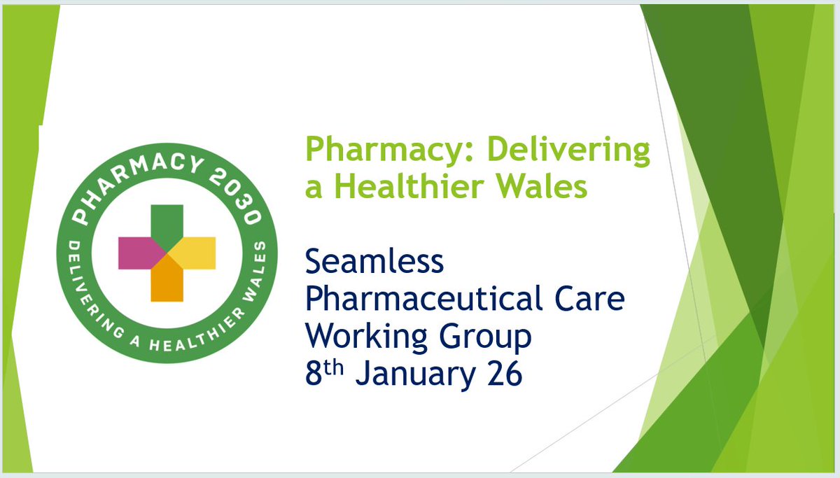 Pharmacy: Delivering a Healthier Wales tweet media