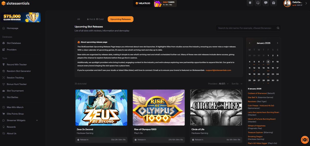 DailyGamba's tweet image. Blessing 3 people for $150 who sign up and use
@slotessentials !  

♻️ RT &amp;amp; Follow  
📷 Comment your Slotessentials username

Picking 3x$50 winners in 5 days, GOOD LUCK!