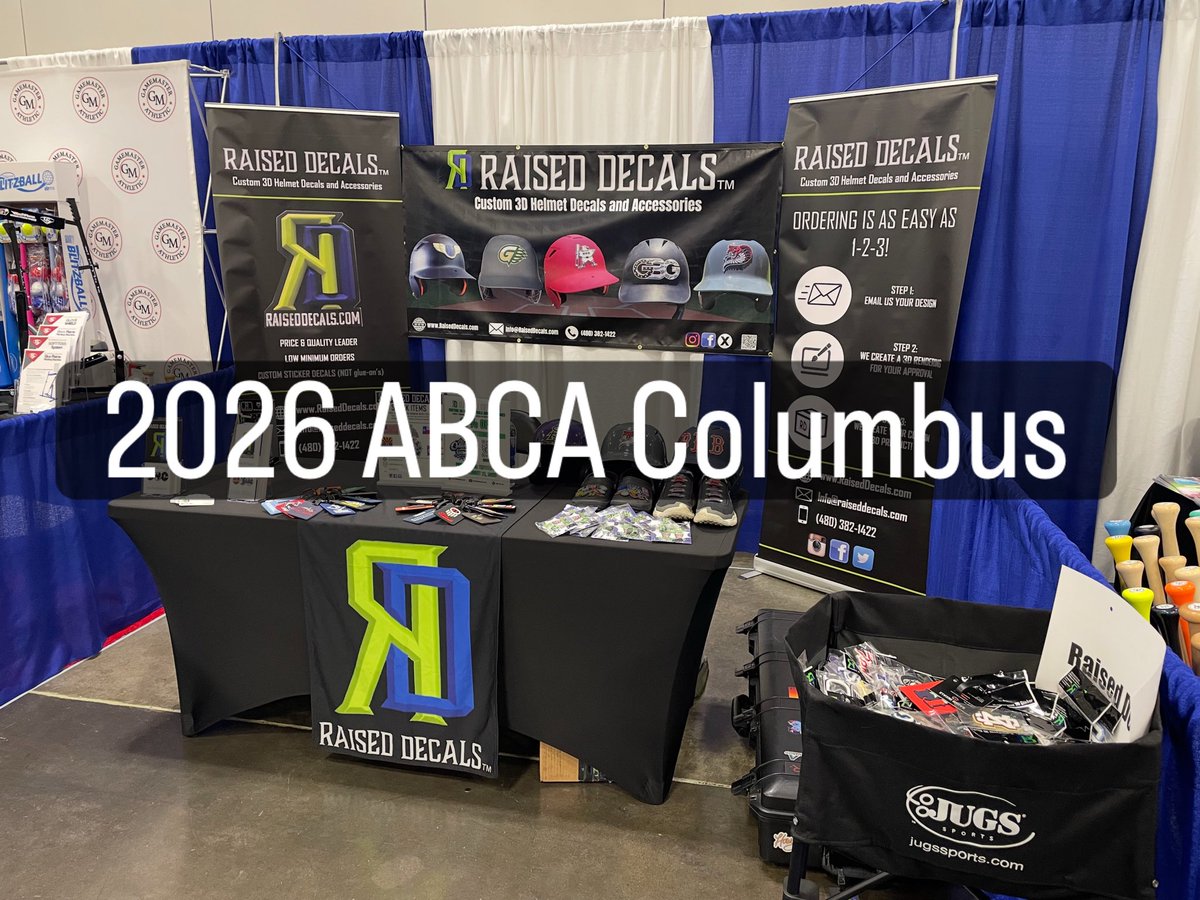 RaisedDecals's tweet image. Hello @abca1945 ! It’s that time again! Be sure to swing by and see us at Booth #940! Tons of free samples and a gift for our existing customers.