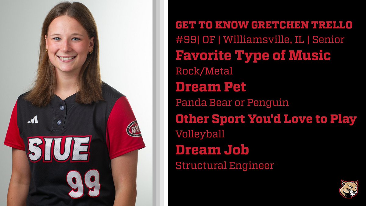 SIUESB's tweet image. As the highly anticipated season approaches, we wanted to start introducing the 2026 Cougar Softball team! 🐾🥎#GetToKnow #GRIT #OneTeamOneFamily