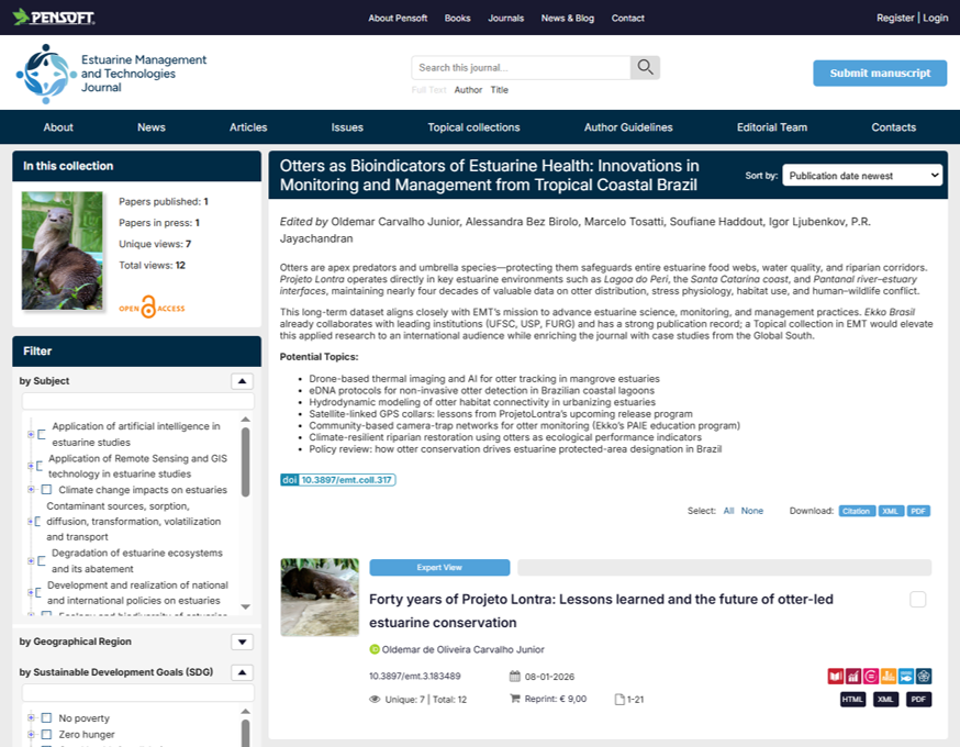 Estuarine Management and Technologies tweet media