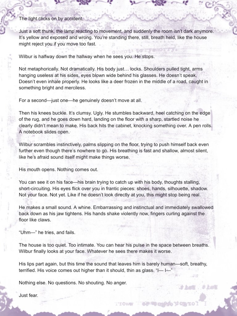 midnighttmisery's tweet image. stalker parasocial fan breaking into Wilbur house and hes scared asf,, whatever dude.