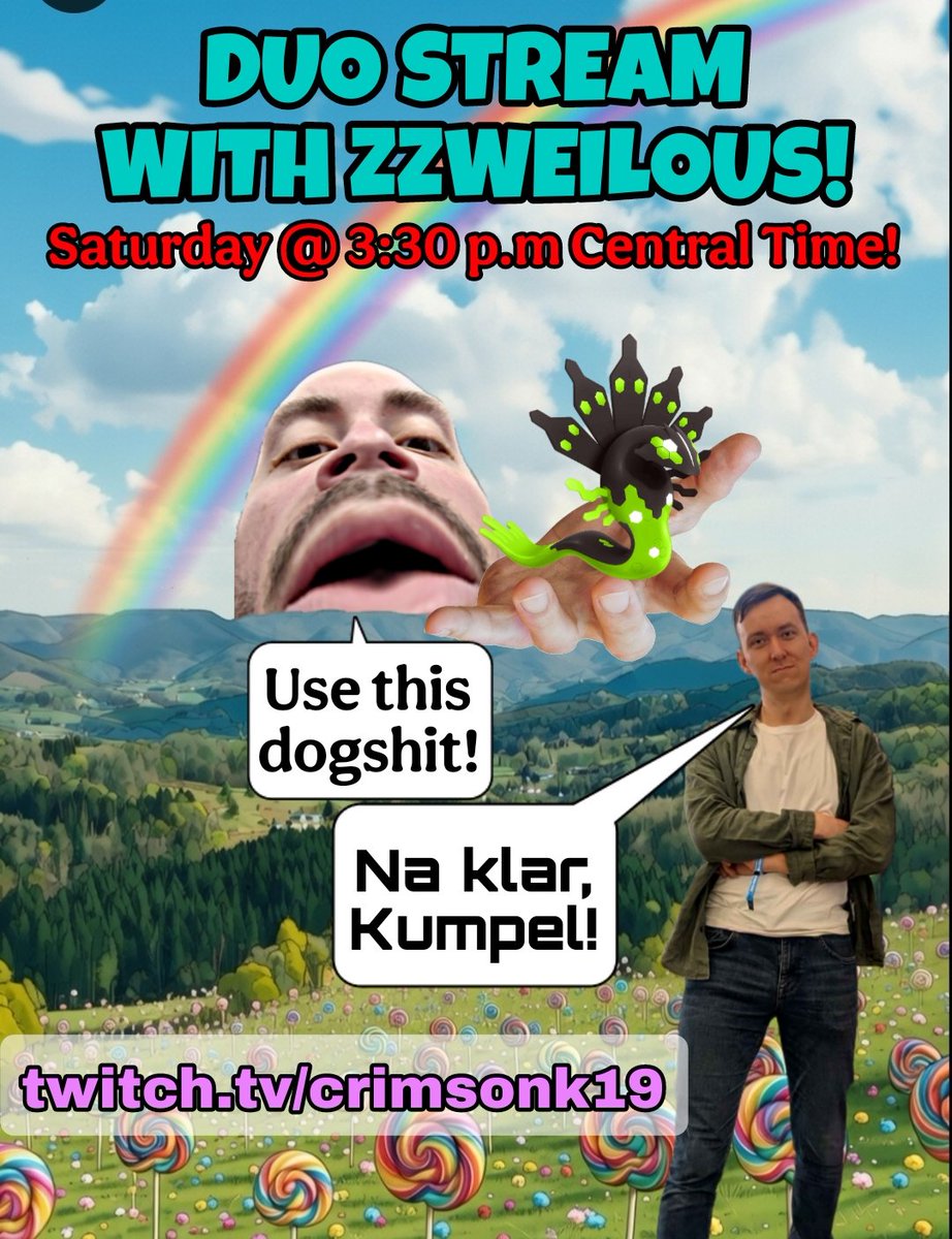 This weekend, the esteemed battler <a href="/TheZzweilous/">Zzweilous</a> will be joining me in a duo stream! Be there to witness battles actually won on my channel for once! It'll be my first duo in AGES with more to come! #PokemonGO