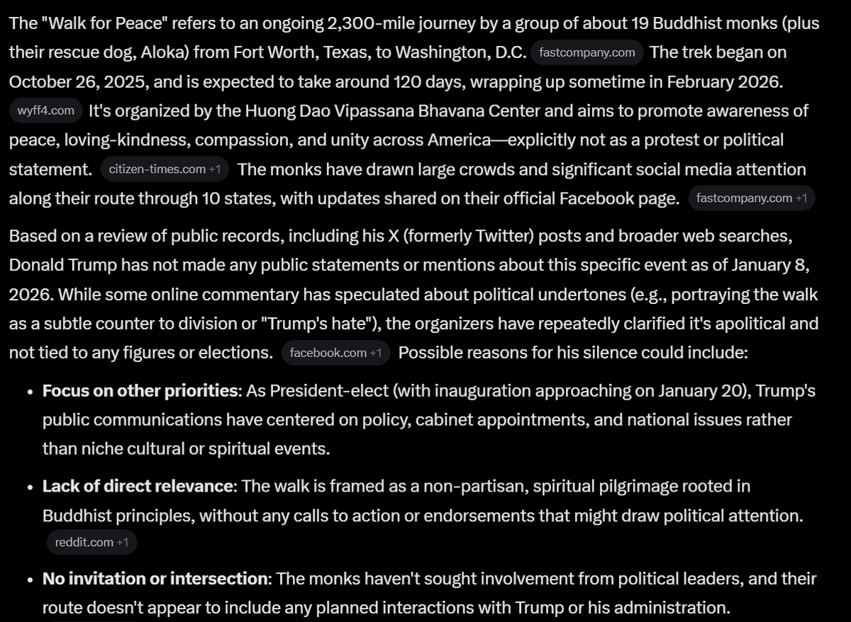 CrackerProphet's tweet image. Orrrrr, maybe the warmonger in chief simply doesn't believe in peace. That would have been the simplest answer Grokky McGrokerson.
