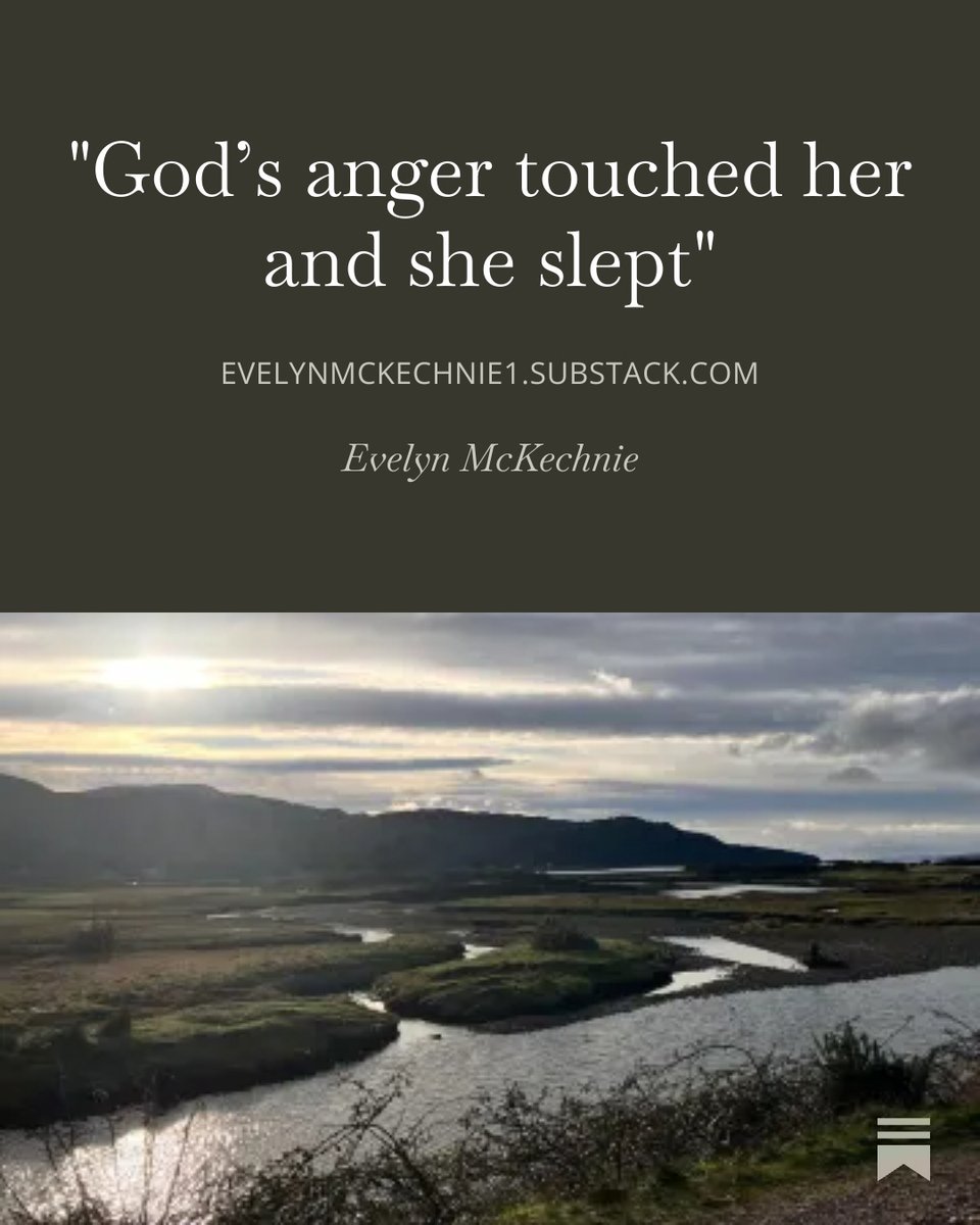 "God’s anger touched her, and she slept"
Epitaph of a young woman in a Scottish Highland graveyard
Annie McAskill died in 1883. Why did she have that epitaph?

open.substack.com/pub/evelynmcke…