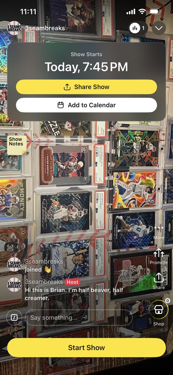 Time to get cooked again tonight :)

whatnot.com/s/KuO0IMGZ