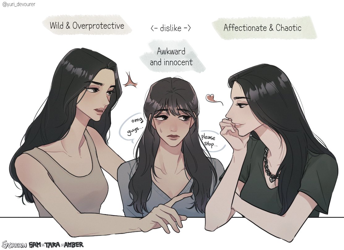 Yuri_devourer's tweet image. sam/tara/amber 
#tamber