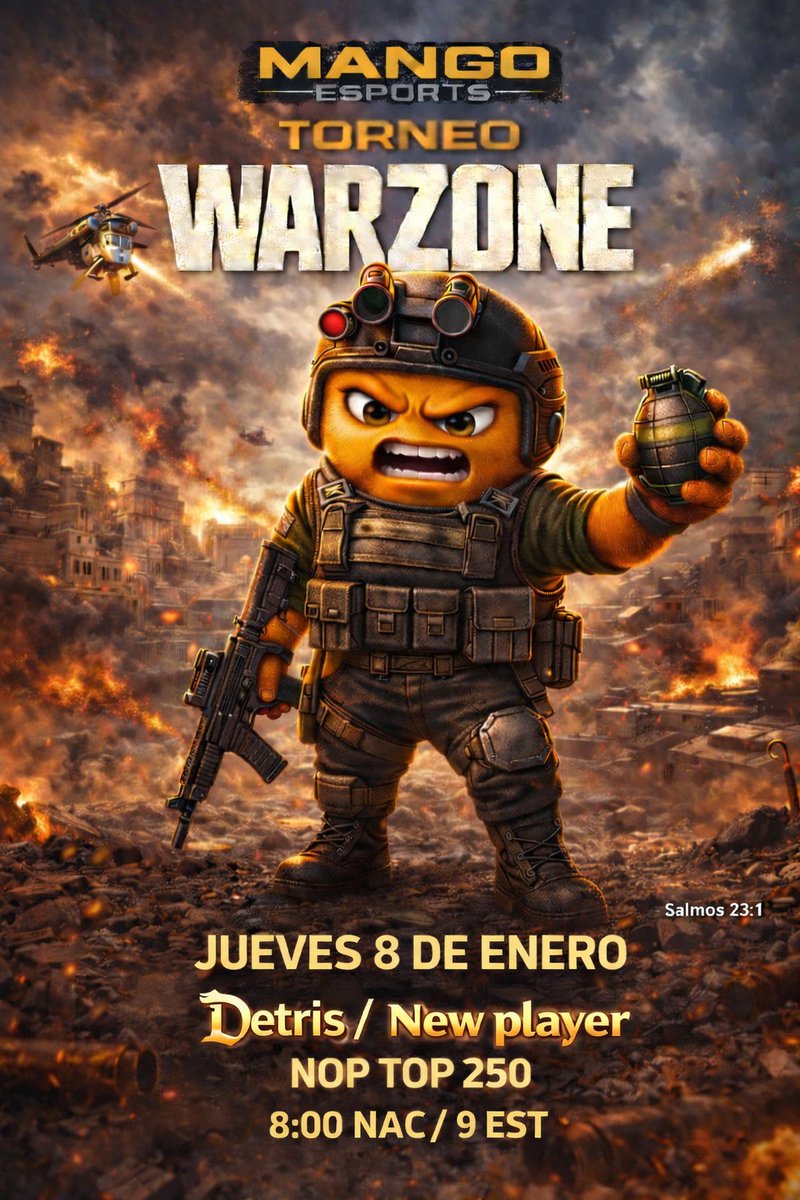 🥭Custom  x @MangoESPORT1🥭

🏝️Havens Hollow 
🌌ONLY DETRIS /NEW PLAYER  (no top 250)

🧑‍🤝‍🧑17 Teams
💵15 x Team
🔥MP 120

📅8 De Enero 
🕰️8 pm nac / 9 pm Est