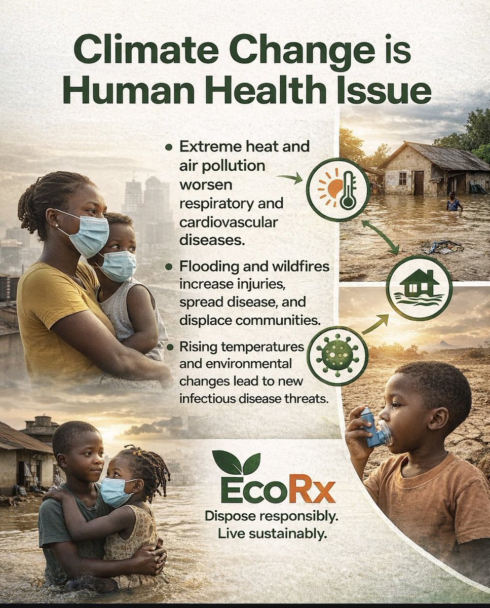 Climate change is a human health issue.
Learning, paying attention, and growing.

#ClimateHealth #PublicHealth #ECORX