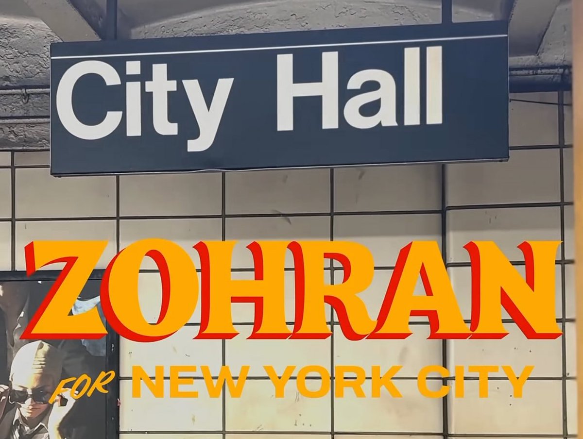 kamilabderrahmn's tweet image. Mdrrrrr elle a vraiment tout volé à mamdani, la typo, les couleurs, la musique, elle a rien laissé 😂😂😂.