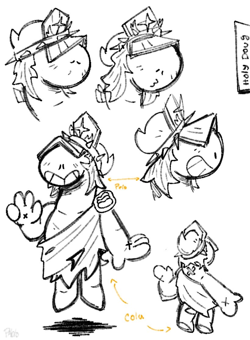 Jesu- i mean Holy doug redesing :D

(color later)
#brawlstarsfanart