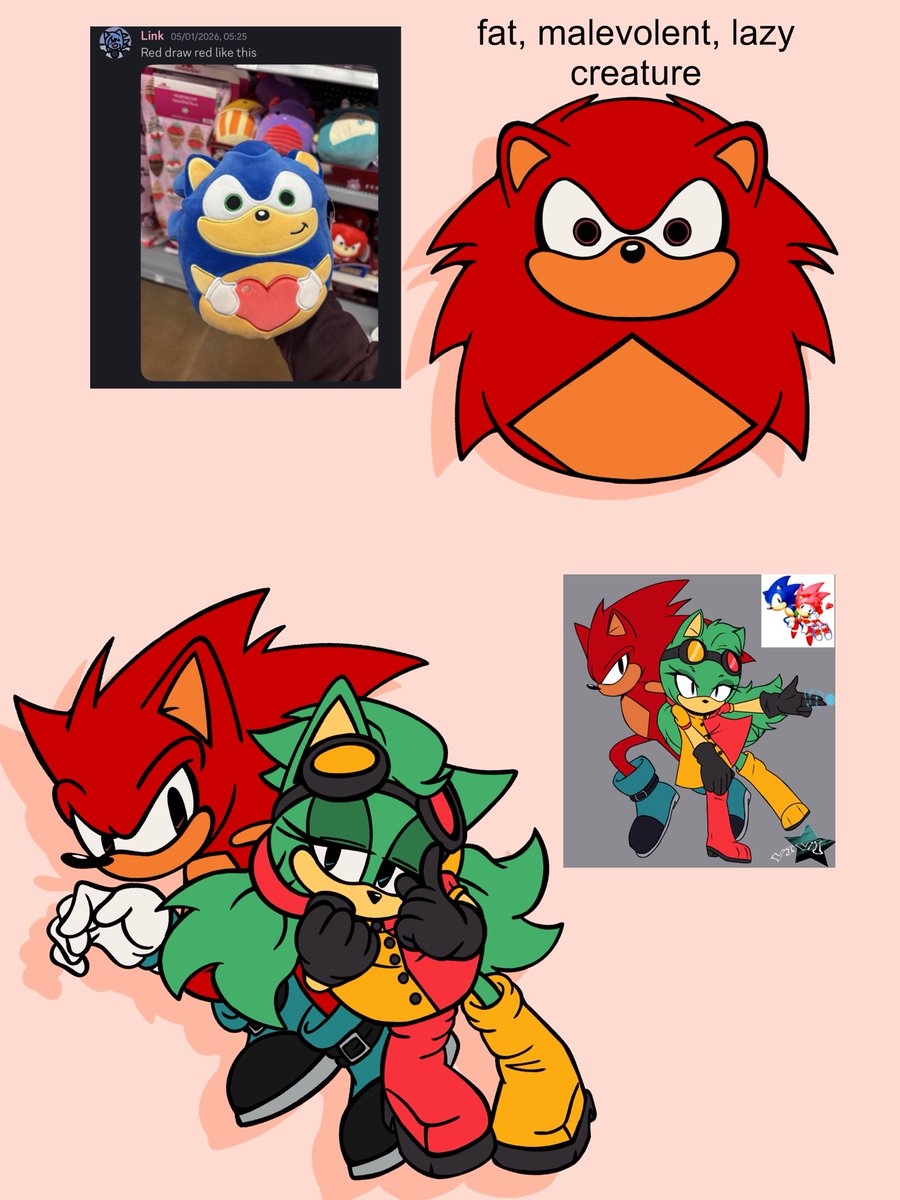 Redraw of one of my friend’s artpieces along with a sick and twisted drawing of that monster squishmellow (ran over my dog)

#sonic #SonicTheHedgehog #sonicart #art #digitalart