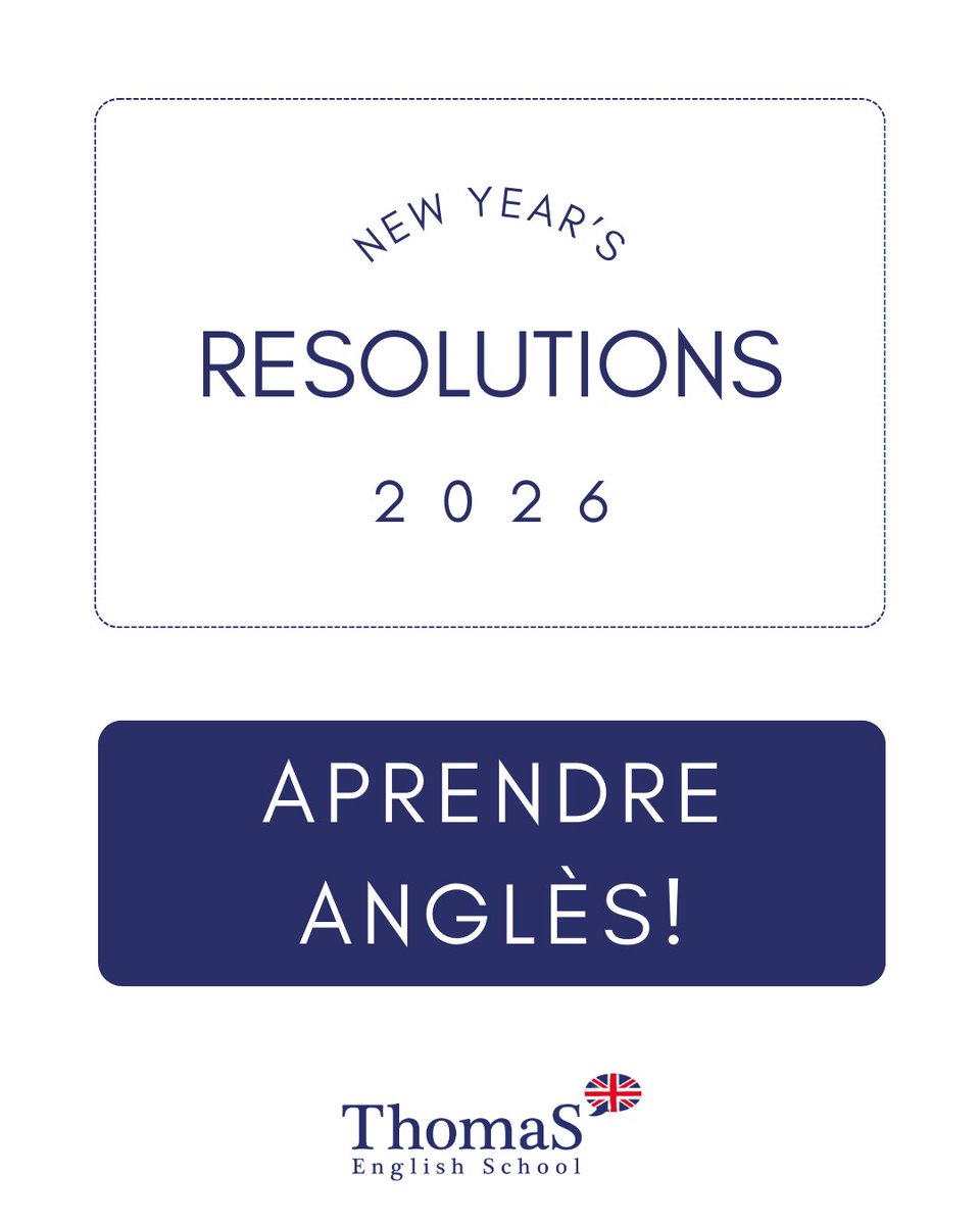 Si per aquest any t’has proposat aprendre anglès, vine a veure’ns! Aquí trobaràs les classes que t’ajudaran a millorar el teu nivell i a gaudir mentre aprens.

Més informació:
📧 info@thomasenglishschool.es
☎️ 931 713 412
📱 644 75 47 41