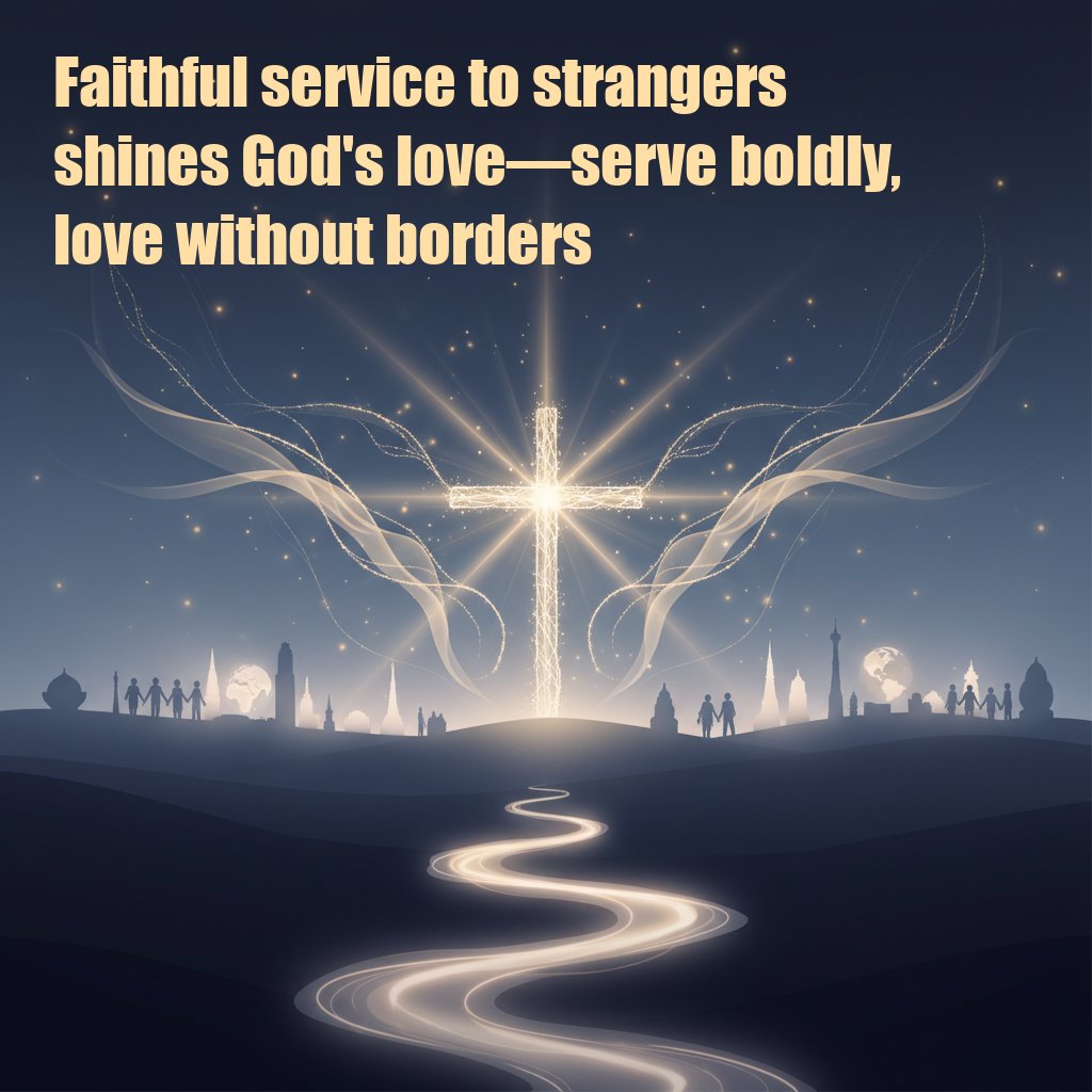 scripturemap's tweet image. Faithful service to strangers shines God's love—serve boldly, love without borders

#ServantLeadership #BiblicalPrinciples