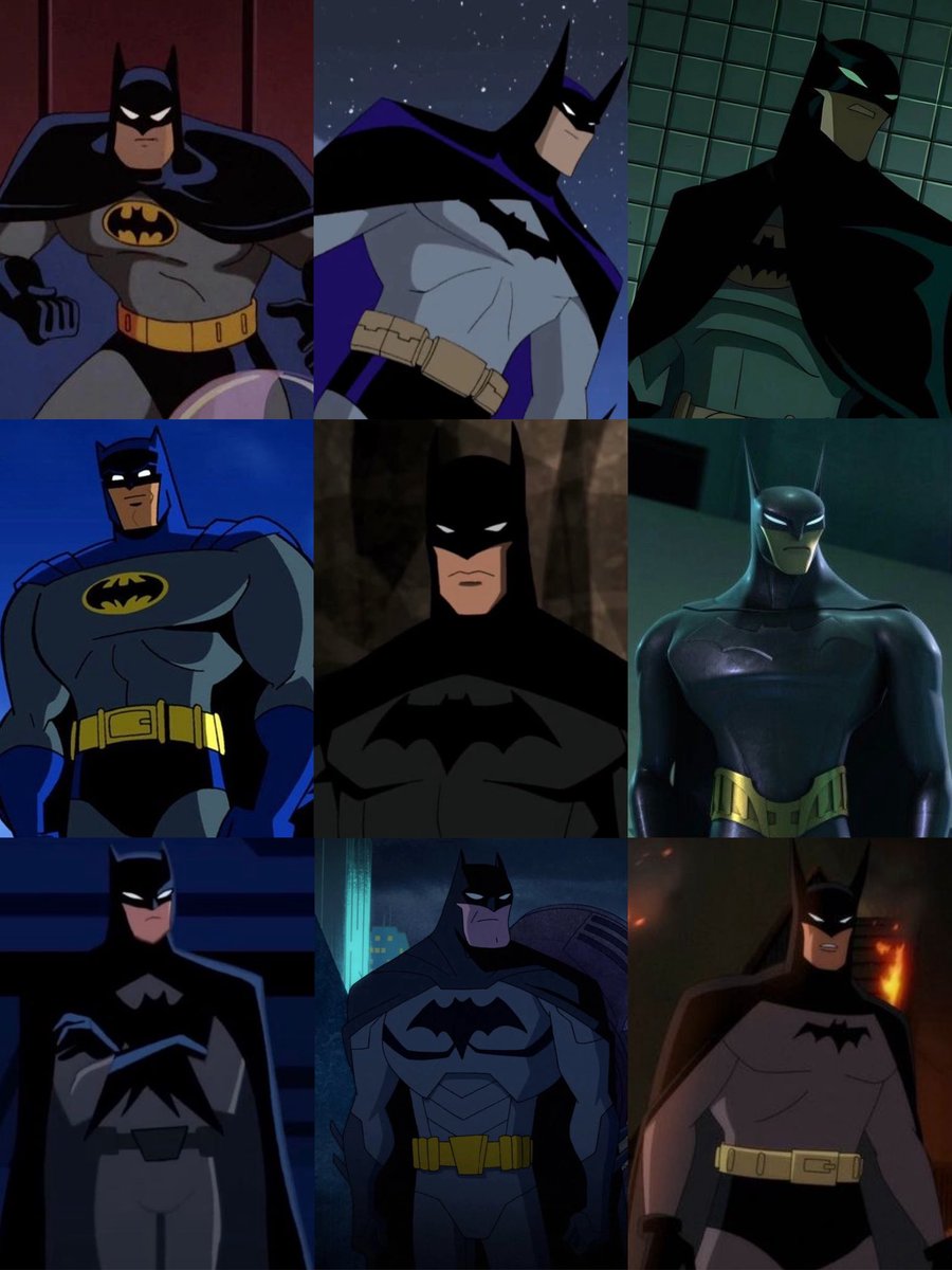 nightswayness's tweet image. Batman in animation &amp;gt;&amp;gt;&amp;gt;
