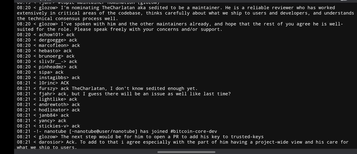 Bitcoin Core has a new maintainer

Good luck and godspeed TheCharlatan