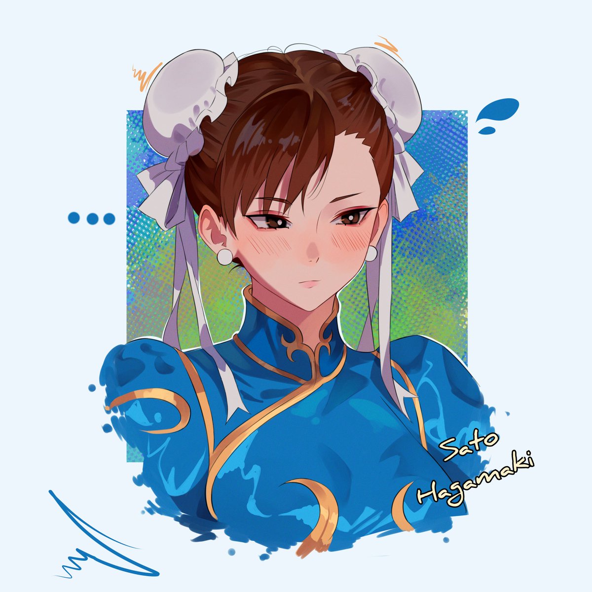 Sato_Hagamaki's tweet image. Finishing drawings I left halfway 👀

#chunli #anime #fanart