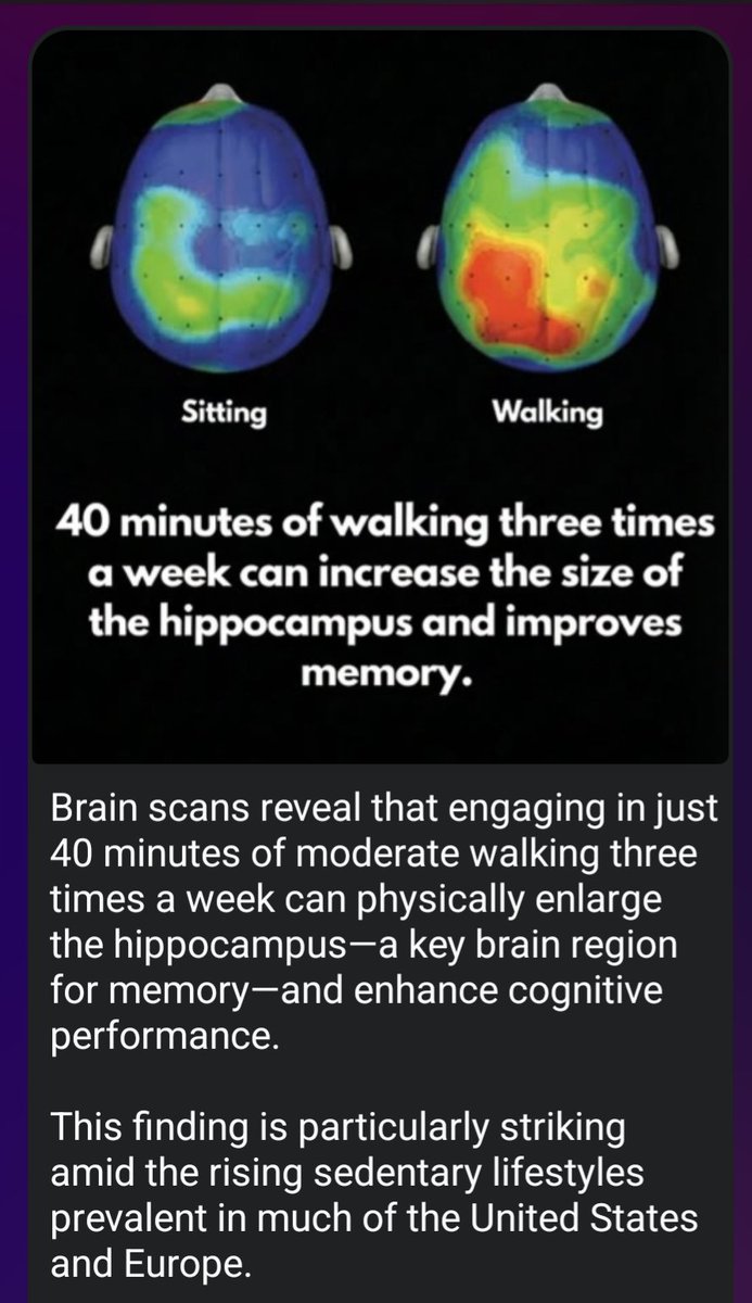 Remember to at least walk frens, if you don't work out.
Humans were meant to be active!