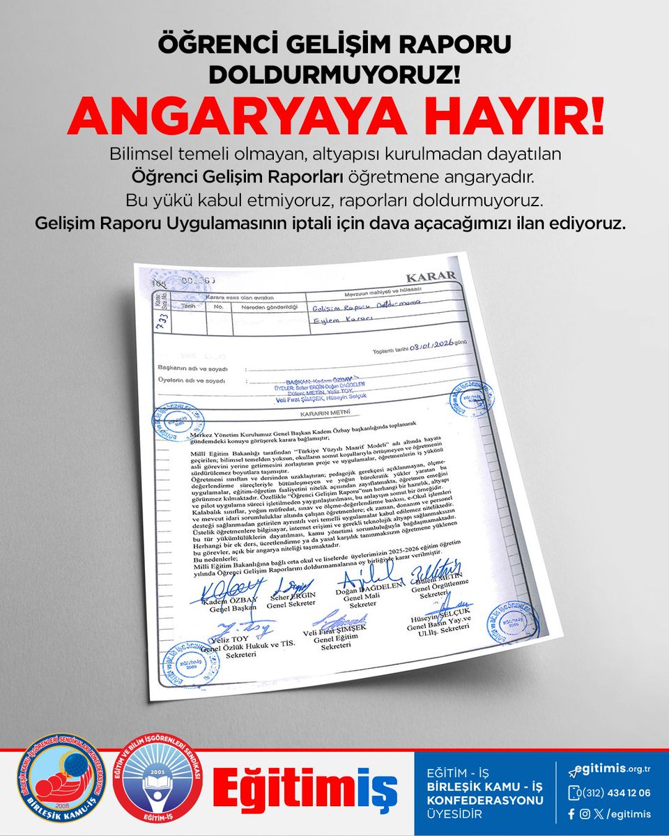 Angaryaya hayır demek için #EgitimisSusmayacak!