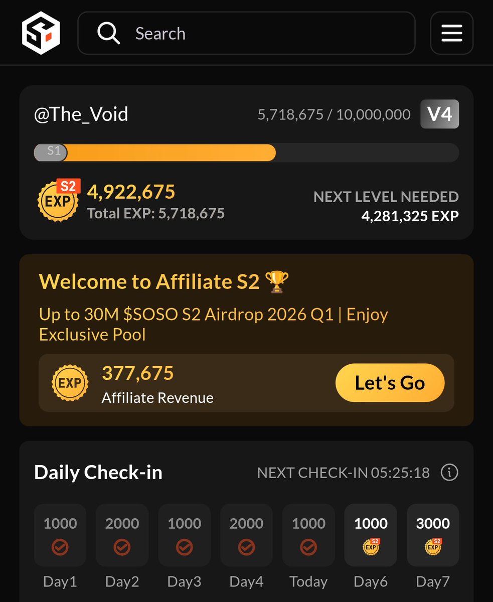 Who0G's tweet photo. SoSoValue is one of those rare airdrops that rewarded users with $30 to $100K without making any promises.

Season 2 is currently live, and the airdrop distribution is scheduled for Q1

🎁  $SOSO Airdrop registration! 👇
👉 Claim Now: https://t.co/kQAL8AgxTe https://t.co/CSQskSch4m