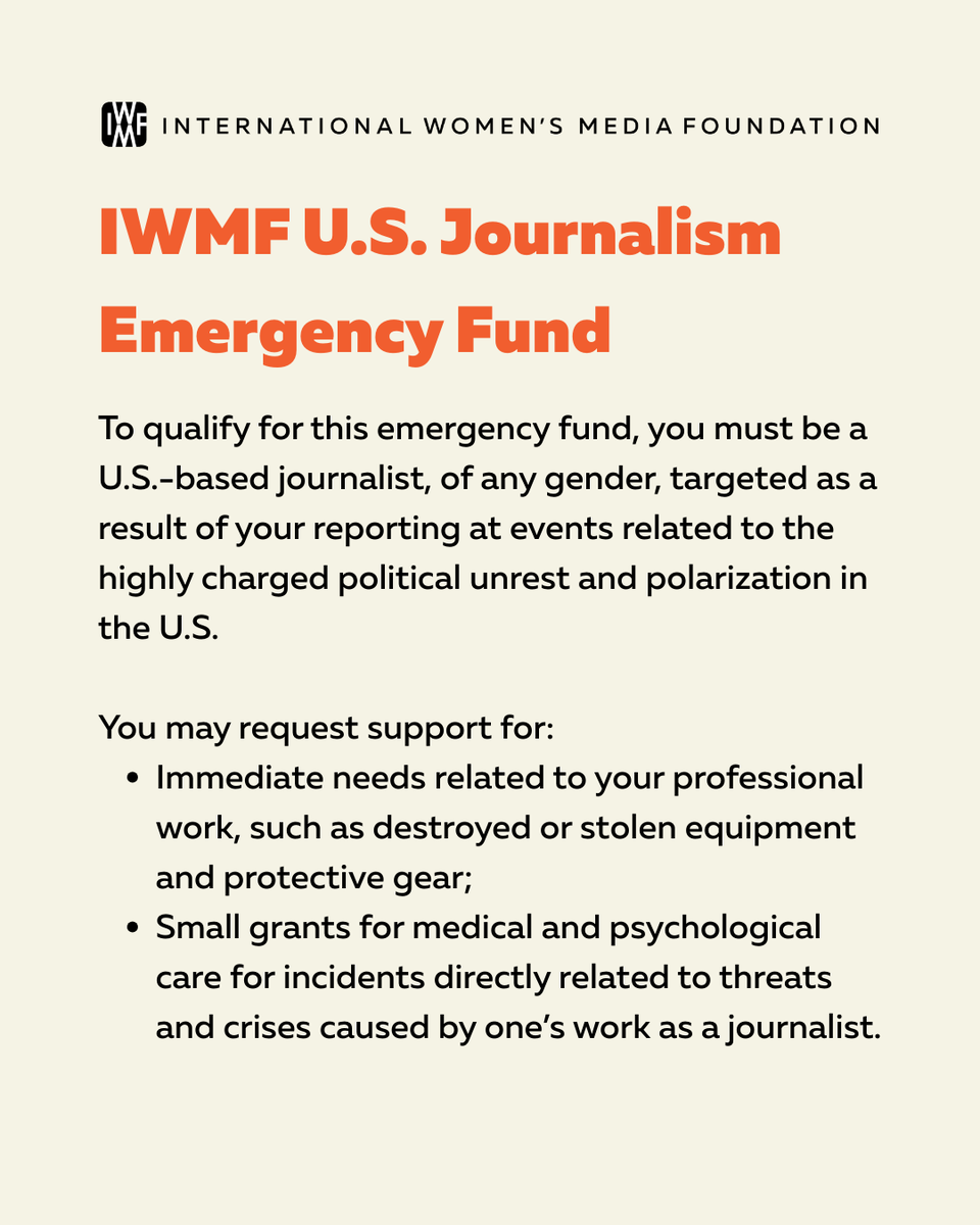 International Women's Media Foundation tweet media