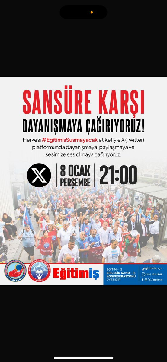 #EgitimisSusmayacak
<a href="/egitimis/">Eğitim-İş</a>