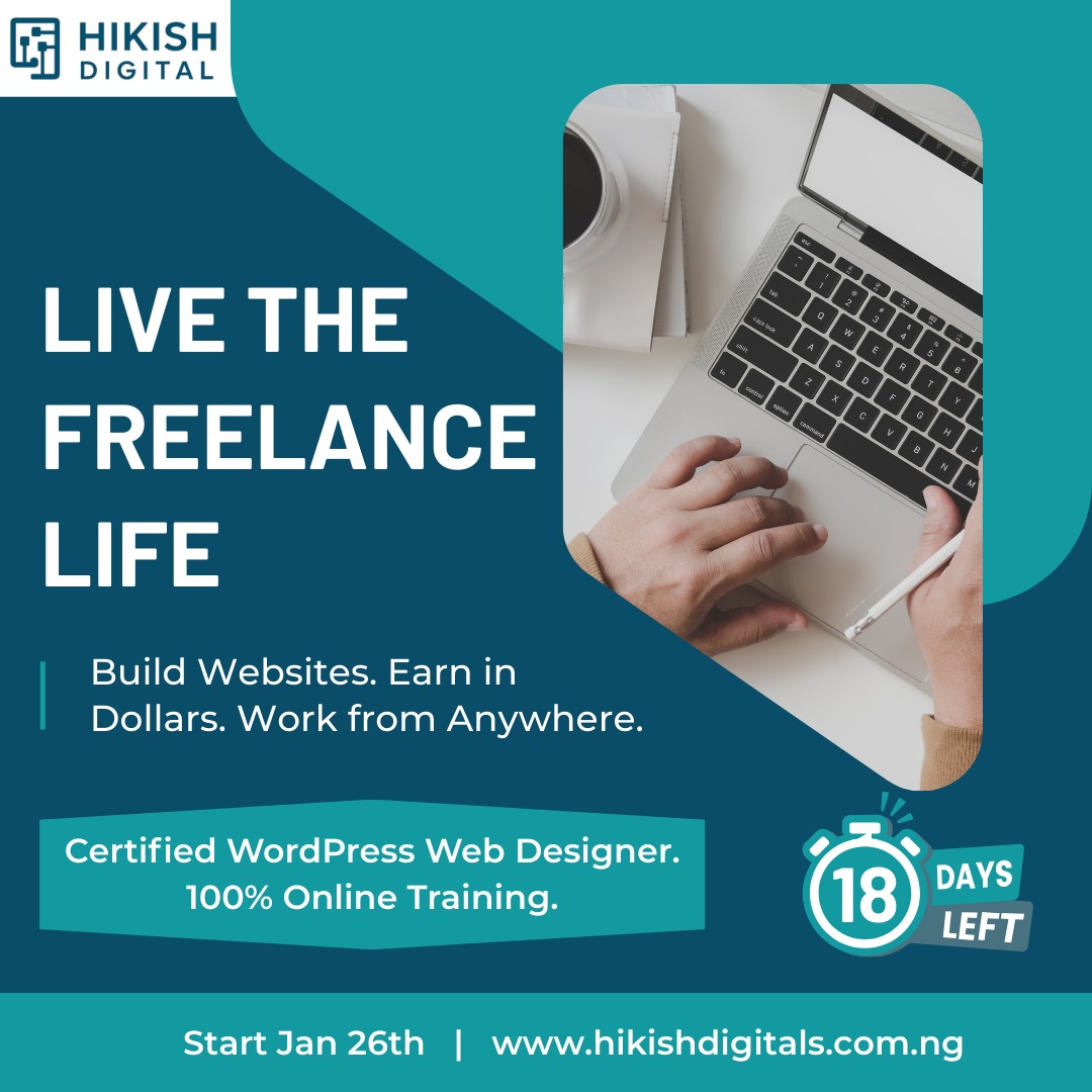 yusfate4's tweet photo. Stop trading time for peanuts. Start building digital assets. 💻💸

With web design, you can earn from anywhere, Lagos, Accra, even your bedroom.

Join the Hikish Digital Bootcamp &amp; learn:
✔ WordPress + E-commerce  
✔ How to find &amp; close clients  
✔ Monetize your skill https://t.co/LcSlDsXMwb