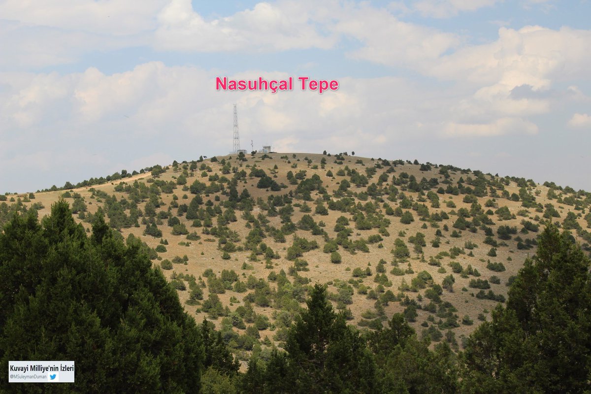 15/16 Temmuz 1921 Nasuhçal Muharebesi
Güneş Nasuhçal Tepesi üzerindeyken Yunan geldi dayandı Nasuhçal’a
Tüm gün oluk oluk kan aktı yamaçlarda.
Gece, cepheye ağır ağır indi.
Ay vardı ama tepeyi aydınlatan ay ışığı değil top mermilerinin patlamasıydı.
Siperin içi ıslak ama