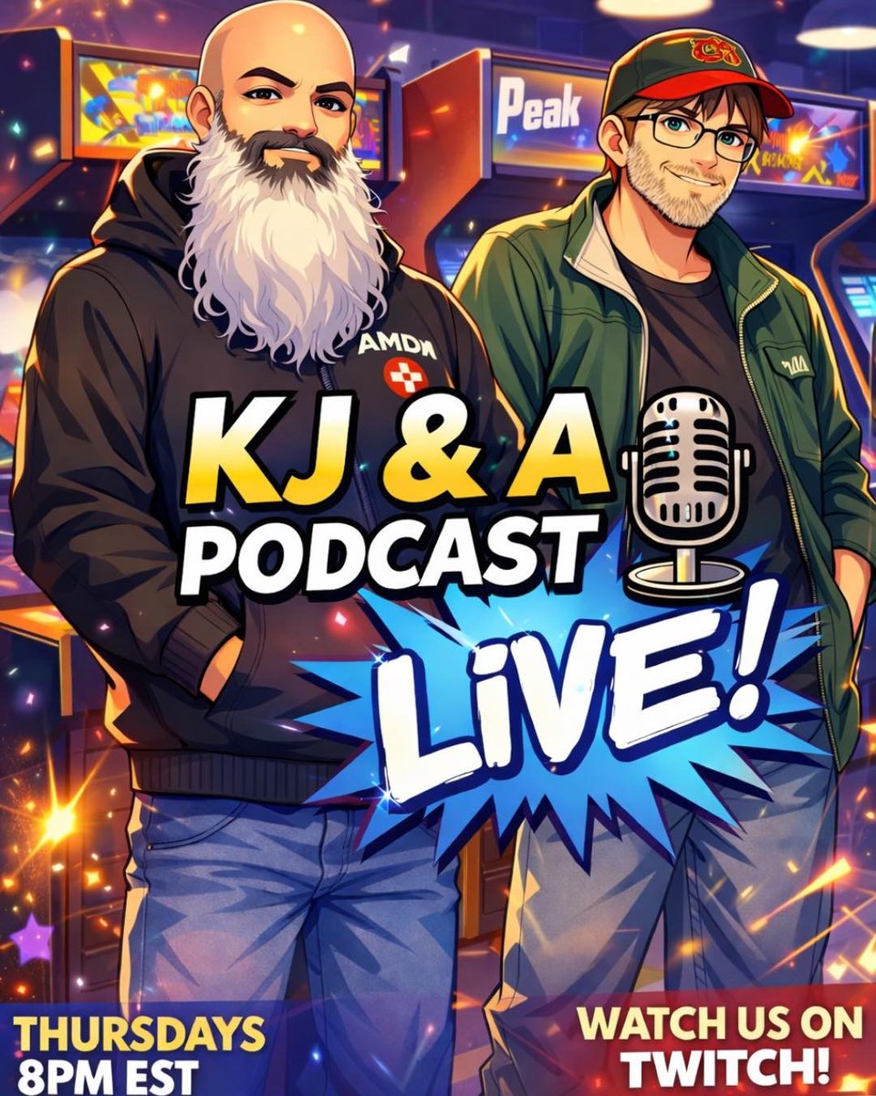 KJandApodcast's tweet photo. Weโre streaming live tonight with our favorite friends, @GameCorps0 . Always a good time as we jump into a new game, Peak.
๐ Tonight at 8 PM EST ๐ฎ Watch live: https://t.co/WJGcMKrmxP
#GameCorps #TechForTroops #KJandA #LiveStream #TwitchLive @TechForTroopsVA https://t.co/ZmvjoGJtas