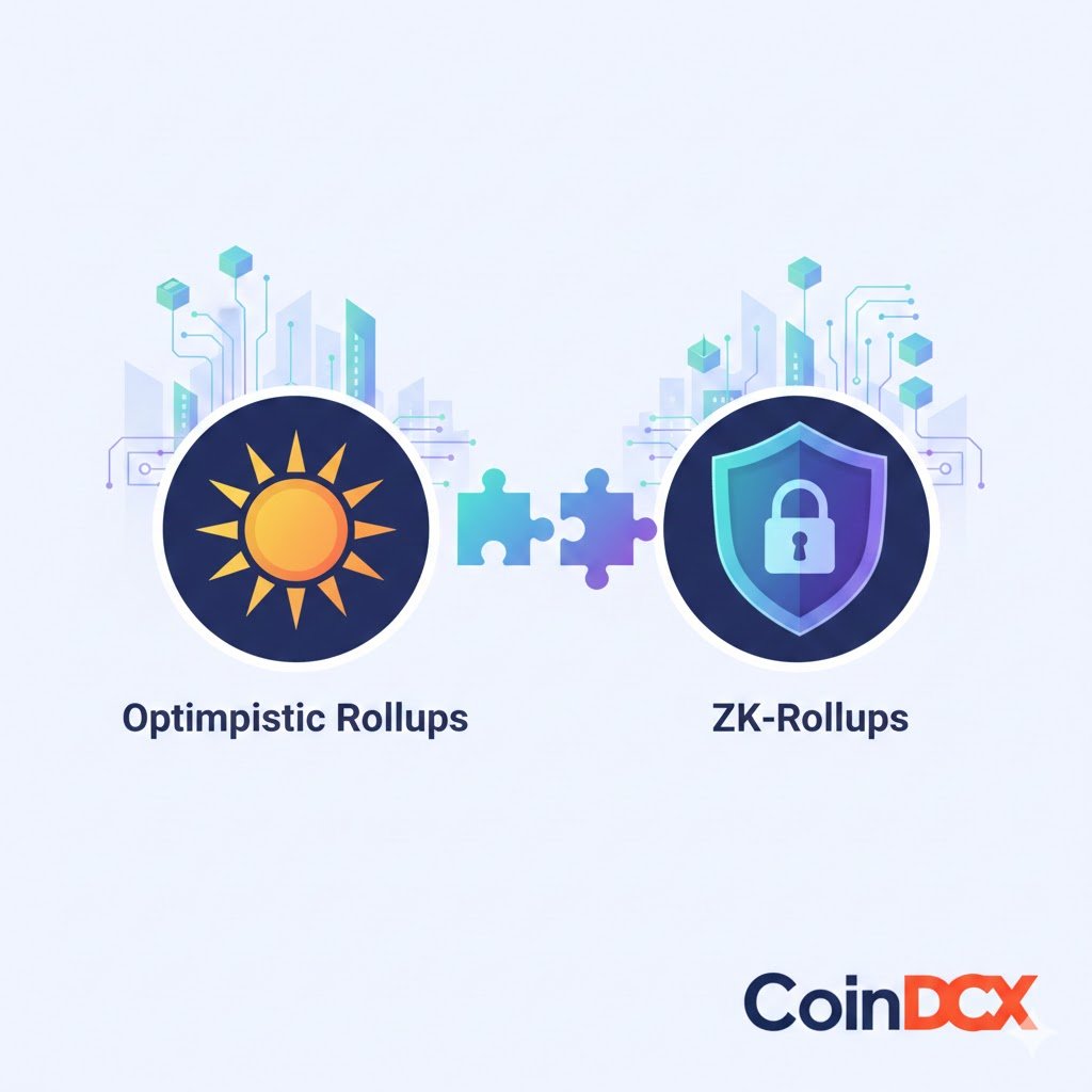 4: Both Optimistic and ZK-Rollups are crucial for scaling Ethereum and  making crypto accessible. The future is multi-chain and multi-layer. Stay  curious, keep learning, and for a simplified gateway to this evolving