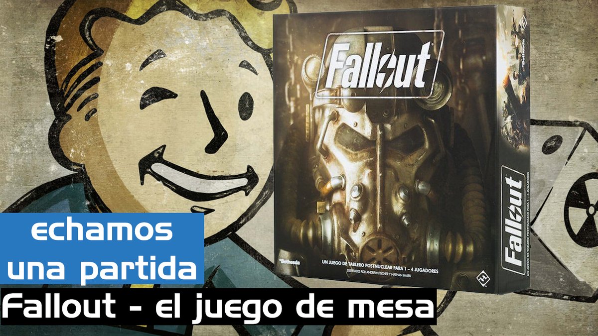 No te pierdas nuestra nueva sección donde "Echamos una partida a Fallout el Juego de Mesa". 
Acompáñanos en esta serie de videos donde para sobrevivir al Yermo hay que dejar a un lado el mando y coger unos dados!
youtu.be/VZ1gcTB2Y7E
