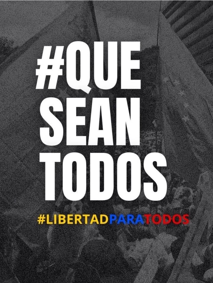 #LibertadParaTodosLosPresosPoliticos
#LibertadParaTodos