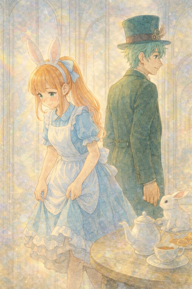 1/5】【🚪扉の向こうへ】 ちさ（アリス） 「楽しい時間って、気づくと