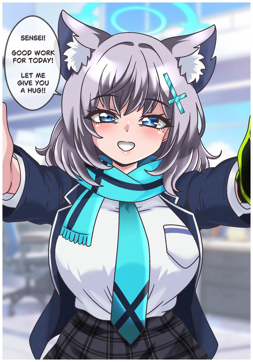 Shiroko💙✨
#BlueArchive #ブルアカ #砂狼シロコ