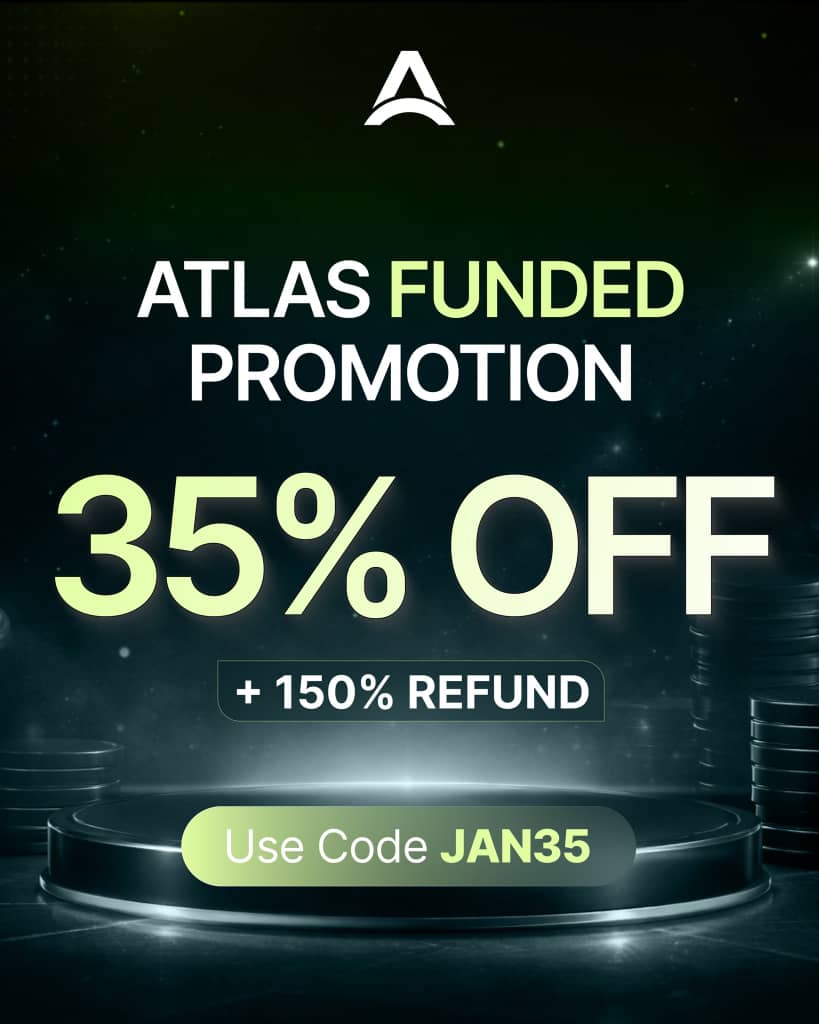 IvanaAF's tweet image. JANUARY MONTH PROMO Starts Now! 🔥  

35% OFF + 150% Refund +  Limited Time Only  

Use code: JAN35  

If you’re starting an evaluation, start strong and take advantage of this special offer! 💪
atlasfunded.com/?afmc=IVAN