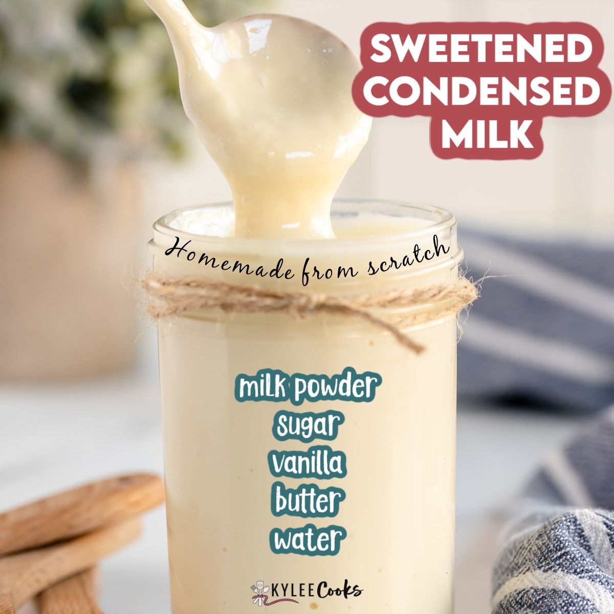 kyleecooks's tweet photo. Who needs store-bought? DIY Sweetened Condensed Milk for all your baking and sweet treats. Easy AND delicious! #kyleecooks #bakingrecipes #homemadedesserts ✅ https://t.co/PTbwzPWOjo https://t.co/hLAKOTcy4T