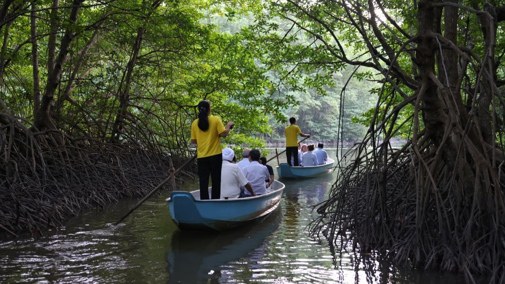 randeepssarai's tweet image. At Can Gio Mangrove Biosphere Reserve near Ho Chi Minh City, nature protects cities from storms. Canadian tech is ready to take it one step further, using AI, satellite data, and carbon tracking to predict climate impacts and turn conservation into economic opportunity.